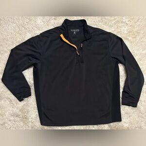 Pebble Beach Men’s Embroidered Size XL Long Sleeve Quarter Zip Golf Shirt EUC